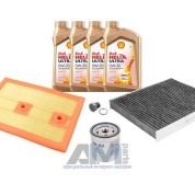 Комплект фильтров для ТО-1/3 Fabia 1.6MPI с маслом Shell 0W30