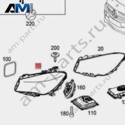 Фара левая A1178206461 на Mercedes CLA C117
