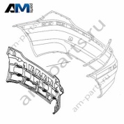 Кронштейн переднего бампера правый Mercedes C-klasse W203 A2038850865