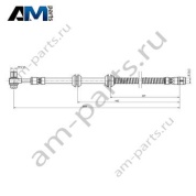 Тормозной шланг передний A4634201200 Mercedes G-class W463