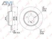Диск тормозной задний LYNX для BMW 5 серия (E60 ) 2003-2009 BN-1011
