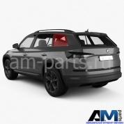 Стекло боковое (неподвижное) чёрный на Skoda 5658452975AP