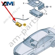 Передняя камера вспомогательных систем водителя Audi A8 (D4) 2014-2017 4H0907217F