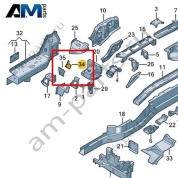 Защитный экран Volkswagen id-Buzz 2023-2024 1N3864540