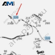 Трос ручного тормоза A2044202585 Mercedes C-class W204
