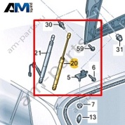 Газовый упор Volkswagen T-Roc 2018-2024 2GA827550C