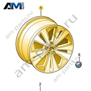 Алюминиевый диск Audi Q8 2019-2024 4M8601025