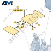 Нагревательный элемент сиденья Volkswagen id3 2020-2024 10A963555