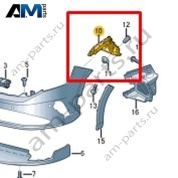 Направляющий профиль Volkswagen Taigo 2022-2024 2G7807049A