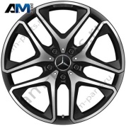 Литой диск AMG R21 черный Mercedes G-class W465 A46340119007X36