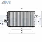 Радиатор кондиционера DELPHI (TSP0225671) Audi A4 (B8) 2.0TDI (170/163 л.с.)