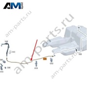 Подавшая топливная магистраль (промежуточная) для Mercedes W465 AMG G63 (M177) A4654704400