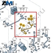 Трубопровод хладагента Volkswagen id3 2020-2024 1EA816532