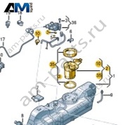 Ремкомплект нагревательного элемента Volkswagen Crafter 2012-2016 2E0198970