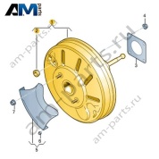 Усилитель тормозов VAG 1K1614106BL
