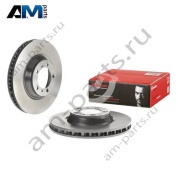 Передний левый тормозной диск BREMBO 09.C985.21 для Porsche Panamera II