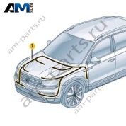 Жгут проводов для моторного отсека Volkswagen Taos 2021-2023 2GL971002