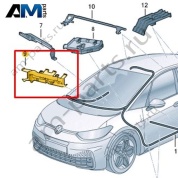 Канал для кабеля Volkswagen id3 2020-2024 10B971815A