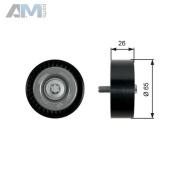 Обводной ролик (GATES) T36437 для Mb C-klasse 2006-2015 III (W204) C180 (156 л.с.)