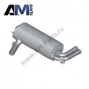 Задний глушитель 18308638767 на BMW F30 320i-320iX