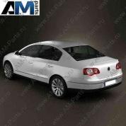 Крыло заднее левое Пассат Б6 Variant 3C9809843A