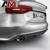 Оригинальный спойлер заднего бампера под концевик трубы слева и справа Audi A4 (B8) рестайлинг 8K0071620D9AX