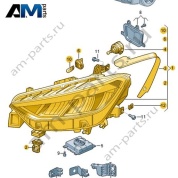 Светодиодная фара левая Volkswagen id3 2020-2024 10B941029