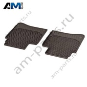 Комплект коричневых задних ковриков Mercedes S-class W222 A22268077058U51