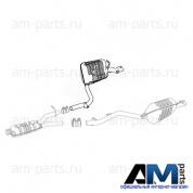 Задняя часть глушителя A2124900359 Мерседес (R) E250CGI 204л.с.