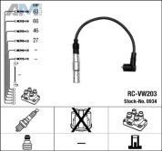 Комплект высоковольтных проводов NGK (0934) на Volkswagen Passat B6 (2005-2011) 1.6BSE (102л.с.)