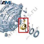 Игольчатый подшипник VAG 0MB311373