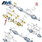 Внутренний ШРУС справа Volkswagen Тигуан 3QD498103A