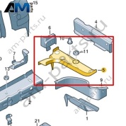 Лонжерон Volkswagen id-Buzz 2023-2024 1N3803352