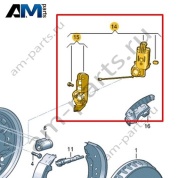 Исполнительный механизм стояночного тормоза EРB Volkswagen id3 2020-2024 1EA927281