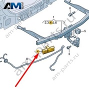 Вспененный наполнитель Audi A6 (C8) 2019-2024 4K0807247