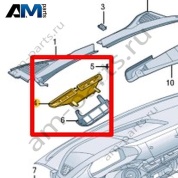 Воздуховод дефлектора VAG 2GJ819063