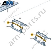 Дистанционный кронштейн Volkswagen id3 2020-2024 10A867660B