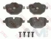 Задние тормозные колодки (GDB1840) TRW на BMW 5 серии F10 рестайлинг рестайлинг 530i