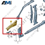 Лонжерон Volkswagen Jetta VII 2020-2024 17A810136