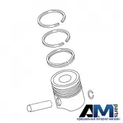 Поршень в сборе для Polo Sedan (2020-2023) 1.6SRE(110/90л.с.) 04E107065GG