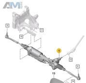 Рулевая рейка PAB423055G для Porsche Cayenne (2017-2024)
