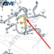 Шланг системы охлаждения Audi A6 (C8) 2019-2024 4K0265387H