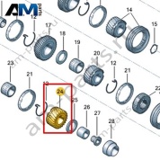 Свободно вращающаяся шестерня VAG 0CS311149A