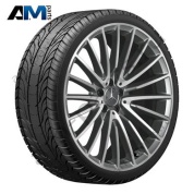 Литой диск задний R21 черный глянец Mercedes S-class W223 A22340118007X21