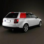 Стекло заднее боковое правое Ауди А4 (В6) 8E9845300H NVB