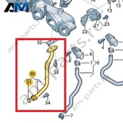 Обратный маслопровод VAG 03N145735H