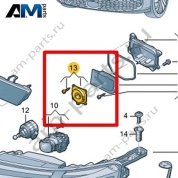 Вентилятор фары Volkswagen id-Buzz 2023-2024 1T3941052