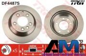 Задние тормозные диски Фольксваген Туарег DF4487S TRW