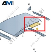 Шумоизоляция крыши Volkswagen Jetta VII 2020-2024 17A817083