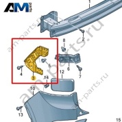 Направляющий профиль Volkswagen id4/id5 2021-2024 11A807394B